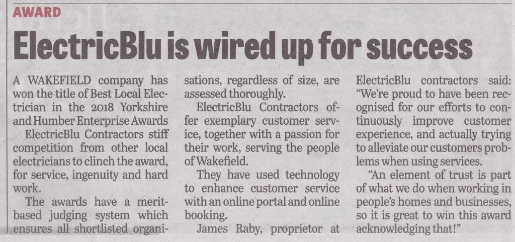 Best Local Electrician Wakefield 2018 Best Local Electrician Wakefield 2018